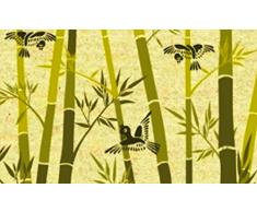 Gift Company Paillasson Bamboo, Coco, colorÃ©, 75Â x 2Â x 45Â cm