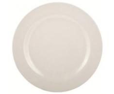 Zak Designs 1313-0849 Assiette, mÃ©lamine, Blanc, 24 x 24 x 1,5 cm