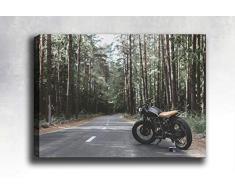 Bonamaison Peinture sur toile, multicolore, 70 x 100 cm - Conçu et fabriqué en Turquie