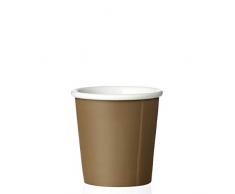 Viva Scandinavia Tasse à thé en Porcelaine, gobelet de café, Design Moderne, 80 ML, Beige