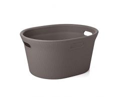 TATAY Baobab - Panier Ã Linge 35 litros Chocolat Noir