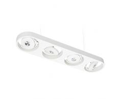 EXO-lighting ALIYA Ã©cran Wood ecologic Bureau LED culot blanc beige