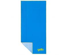 YELLO Serviette de Plage, Bleu