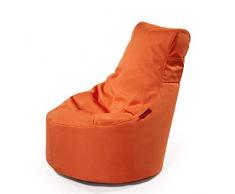 Outbag 01SLSPLU-ORA Dextérieur Pouf, Polyester, Orange, 60 x 40 cm