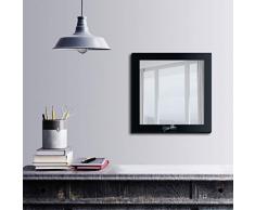 Bonamaison DÃ©coration Murale Impression sur Miroir EncadrÃ© sur Toile, Dimensions: 50 x 50 Cm - ConÃ§u et fabriquÃ© en Turquie