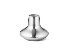 Georg Jensen HK Vase, en Acier Inoxydable, Argent, 22.5Â x 22.5Â x 18.5Â cm