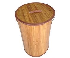 GMMH LN 47 London Panier Ã Linge Pliable en Bambou 50 cm