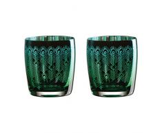 Artland Paon Dof gobelets, Multicolore, 8.5Â x 8.5Â x 9.5Â cm