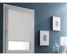 MADECOSTORE Store Enrouleur Occultant Easy Roll Tissu Uni Beige - L45 x H170cm - Sans perçage