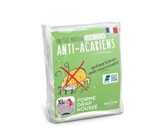 Sweethome | Protège Matelas Anti Acariens - 90x190/200 cm - Molleton 100% Coton - Doux et Confortable - Forme Drap Housse - Lavable en Machine