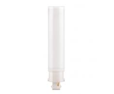 Osram Ampoule LED Dulux 7,00W Chaud Tube 3000K, Plastique, G24d-2, 7 W, Blanc, 14.75 x 3.45 x 3.45 cm