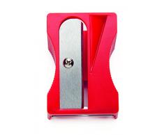 Monkey Business MB841 Karoto Épluche et taille légumes en ABS et acier inoxydable Rouge 7,8 x 5,5 x 4 cm