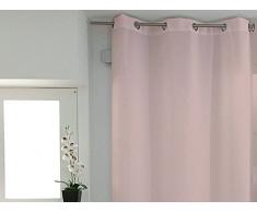 Soleil docre 031235 ALIX Rideau ÃÂ ÃÂ oeillets Polyester Rose 135x250 cm