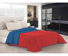 Elegant Couette dété crème/Gris foncé, 1 Place et demie, Microfibre, Royal/Rouge