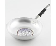 Pentole Agnelli PoÃªle Ã©vasÃ©e Haute en Aluminium avec 1Â Manche de 3Â mm 28Â cm