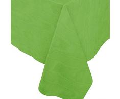 Caspari Recevez avec Nappe, Tissu, Vert, 140x220x0,02 cm