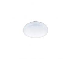 Eglo Frania-S Plafonnier à LED avec effet ciel étoilé en acier et plastique Blanc, Acier Acier., Blanc., à 28 cm