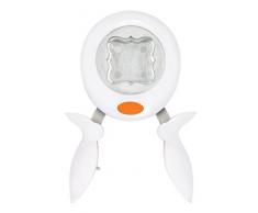 Fiskars Perforatrice Squeeze Punch, Cadre, à 5 cm, Convient aux droitiers et aux gauchers, Acier de qualité/Plastique, Blanc/Orange, XL, 1024414