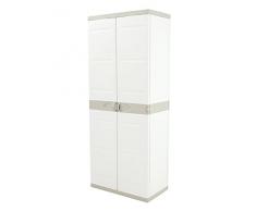Plastiken 9203 Armoire 4Â Niveaux 70Â xÂ 44Â xÂ 176Â cmÂ Beige