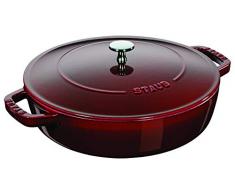 Staub 40511-513-0 Sauteuse en fonte, Grenadine, 28 cm