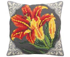 Collection DArt 5123 Lys Orange Kit de Coussin Gros Trous Coton Multicolore 50 x 45 x 0,1 cm