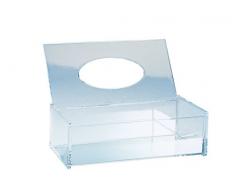 Gerson H3014 Boite Ã Mouchoir rectangulaire, Acrylique, Transparent, 26 x 13,5 x 8,5 cm