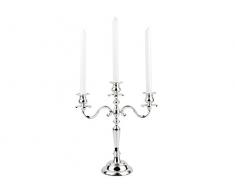 Zilverstad Chandelier Grazia, 3 Branches, métal, Couleur Argent, 13.1 x 33.6 x 36.9 cm