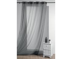 Lovely Casa R61290007VL Lisa Voilage Polyester Anthracite 260 x 135 cm