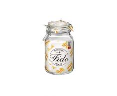 Bormioli 0810453 Bocal hermétique en Verre FIDO, 2L, Transparent