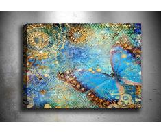 Bonamaison Peinture sur toile, multicolore, 50 x 70 cm - Conçu et fabriqué en Turquie