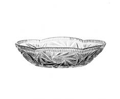 Lot de aljulia 0003Â Hareng Bol en Cristal Ã Motif Ã©toileÂ âÂ 26Â x 26Â x 14Â cm