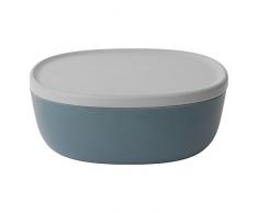 Berghoff 3950056 Bol avec Couvercle, Bambou, Gris, 24 x 24 x 9 cm