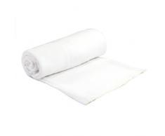 Enjoy Home Plaid Polaire, Polyester, Blanc, 160x130 cm