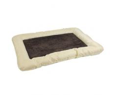 JVL Coussin Confortable pour Chien ou Chat Marron 75 x 55 cm