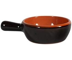 De Silva Land of Umbria Cocotte en Terre Cuite (faïence) avec poignée Version Italienne à 21 cm