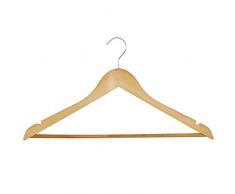 MSV 100394 Lot de 10 Cintres Bois