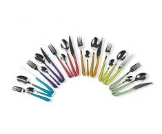 Villa DEste Home Tivoli 2191952 New Dune/Baita Set de 24 couverts en acier