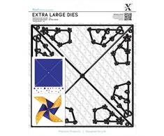 Xcut Perforatrice 9 Pinwheel de découpe Droite en Acier, Noir