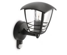 Philips luminaire extérieur applique murale montante avec détection Creek noir