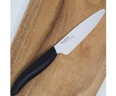 Kyocera FK-110-WH BK Bureau, Céramique, Blanc/Noir, Couteau doffice 11 cm