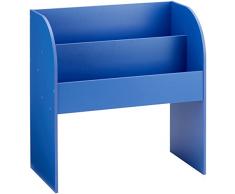 Iris Ohyama Kids Book Shelf Etagère pour Enfant, Bois, Bleu, 67,4 x 36 x 69,8 cm