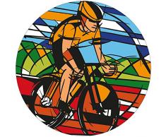 Element Gifts Dessous de Verre Motif Cycliste Multicolore Taille Unique