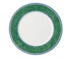 VilleroyÂ &Â Boch - assiette SwitchÂ 3 Costa, pour plats froids et chauds, compatible lave-vaisselle et micro-onde, blanc/vert/bleu, ronde, 27Â cm