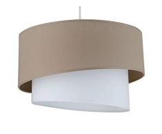 Metropolight ISU3771011 Suspension, Tissu, 60 W, Marron/Blanc