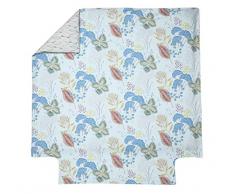 Blanc des Vosges Diva Housse de Couette, Percale 100% Coton, Celadon, 240 x 220 cm