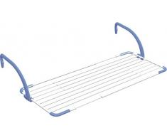 Gimi Brezza Extend Étendoir pour Balcon en Acier et résine, 20 m détendage