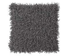 Dutch Decor Housse de Coussin Ottawa 45x45 cm Gris foncÃ© - Housses de Coussin DÃ©coratif - ZippÃ©e