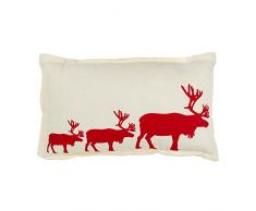 Thedecofactory 305036 Coussin, Polyester, Ecru, 30 x 50 x 3 cm