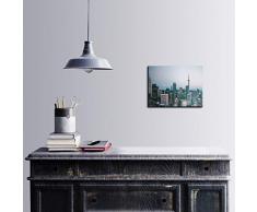 Bonamaison DÃ©coration Murale Impression sur Toile, Dimensions: 40 x 30 Cm - ConÃ§u et fabriquÃ© en Turquie