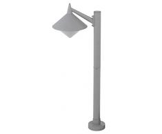 Action 379401501000 outdoor lampadaire MANHATTAN E27/60W, Métal, E27, 60 W, Gris, 26x95 cm